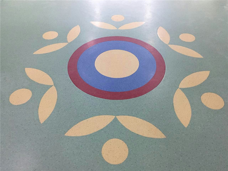 重庆大学城PVC地板公司现场